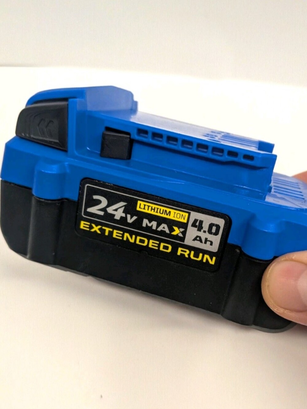 24V Max Li-lon 4.0Ah Extended Run Power Tool Battery Pack, Blue